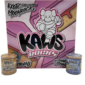 kaws cake moonrocks